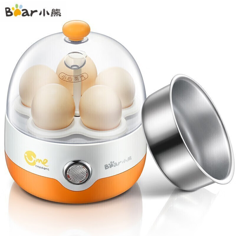 小熊 迷你家用不锈钢煮蛋器 煮蛋机蒸蛋器自动断电蒸鸡蛋器小家电 ZDQ-2201