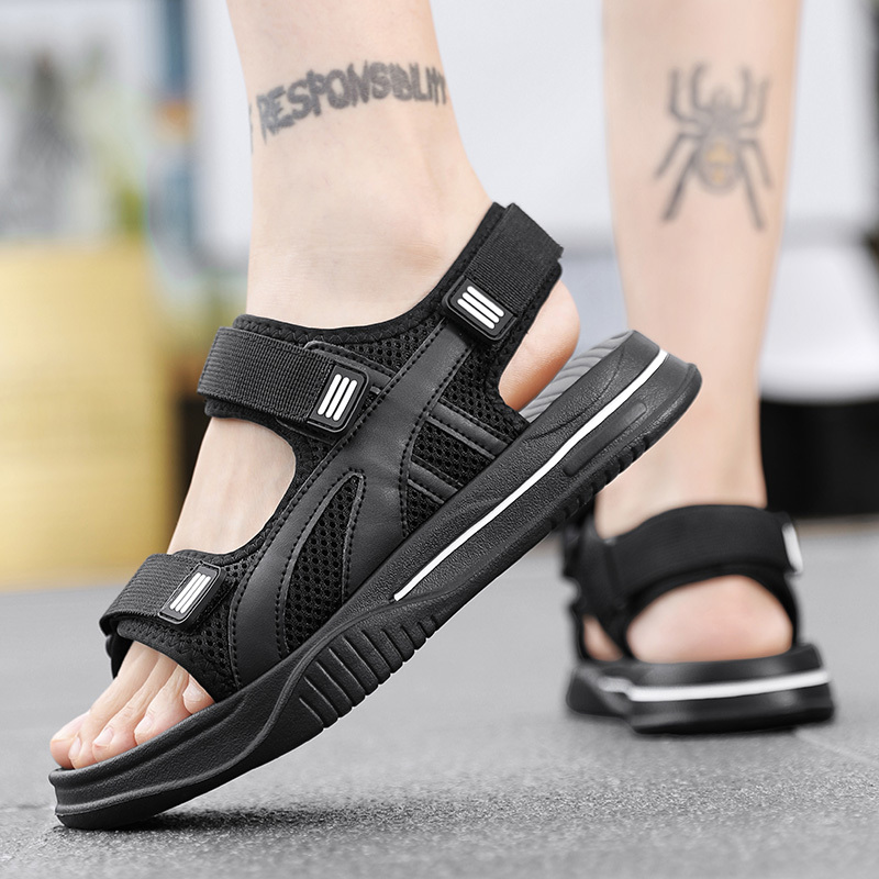 线下专柜同款卡帝乐鳄鱼cartelo夏季新款运动凉鞋男休闲凉拖鞋男士