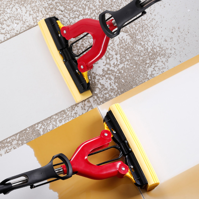 美丽雅maryya 双飞燕胶棉拖把 家用懒人拖把 对折挤水 PVA拖把及拖把头 国产 共2个棉头