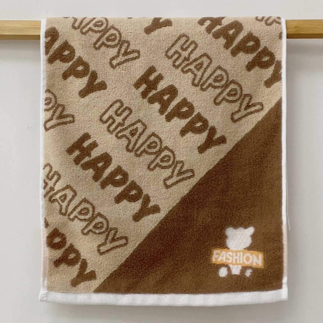 名都丽人 MDLR-MJ01 32股针织字母印花毛巾 35*73cm(计价单位:条) 多色 可擦可垫 经久耐用 不变形