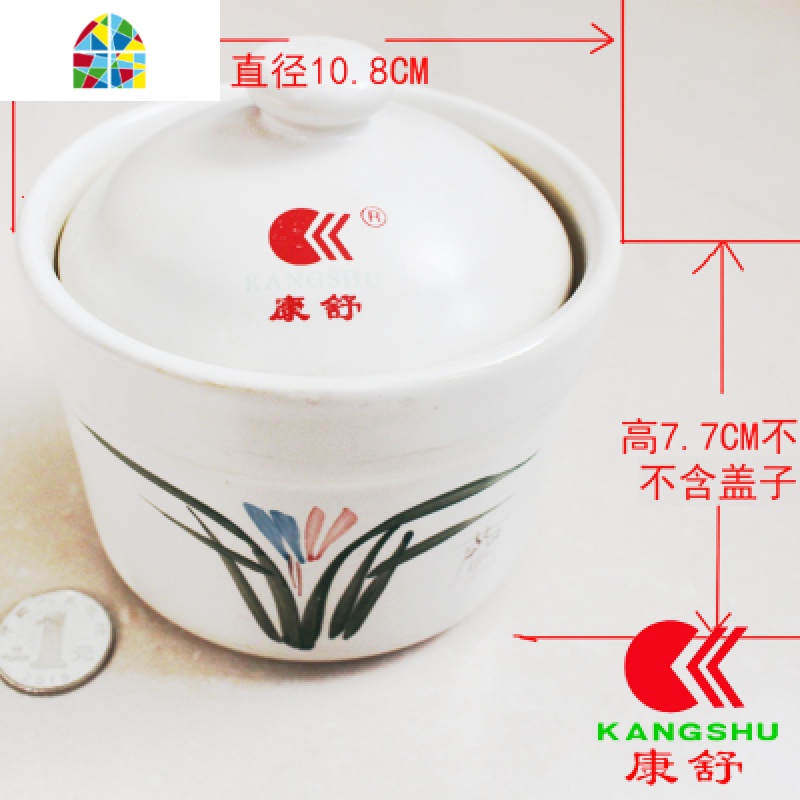 砂锅炖锅陶瓷煲明火可高温汤煲养生锅土锅炖罐汤锅石锅煲粥锅 FENGHOU 白色400L高清大图