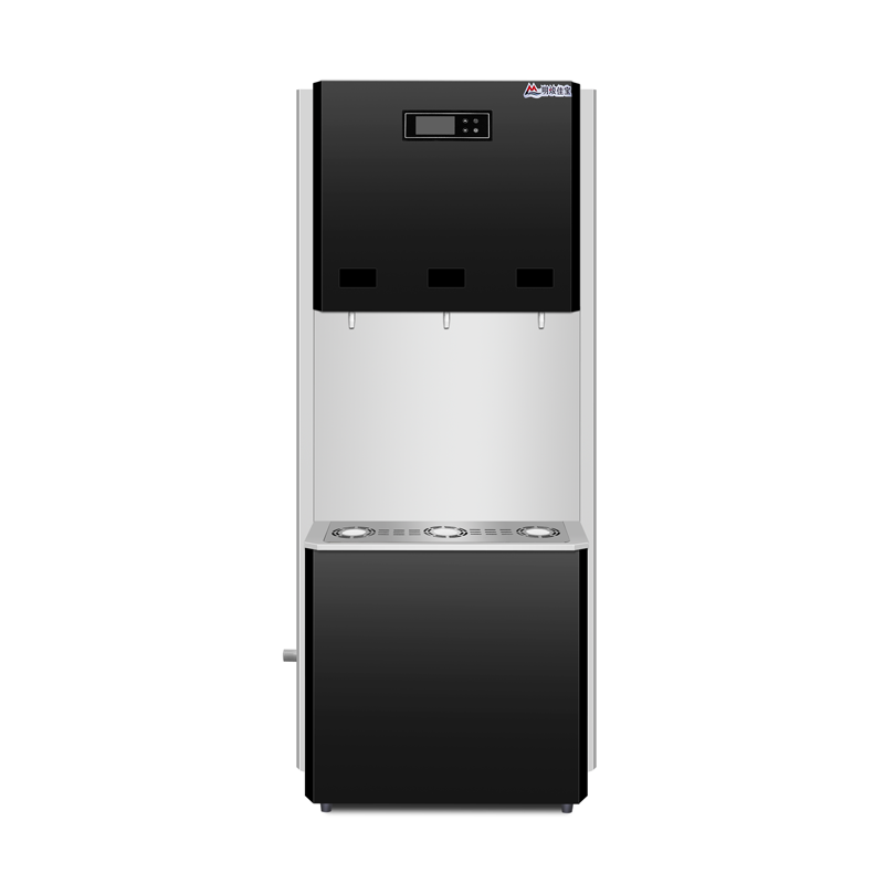 明焌佳宝商用三头触摸步进式钛金立式开水器 6KW
