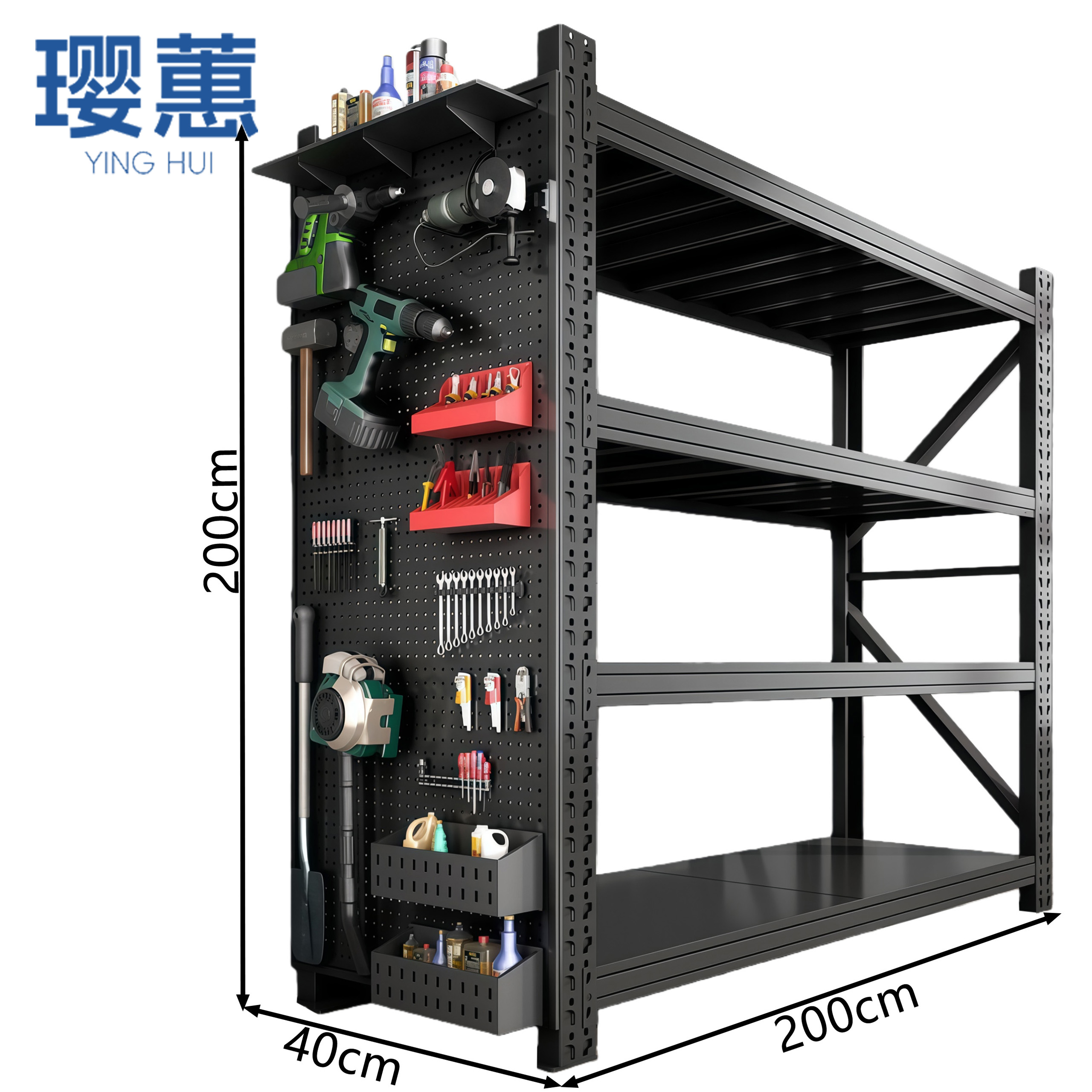 璎蕙 仓储货架 1.2m 组高清大图