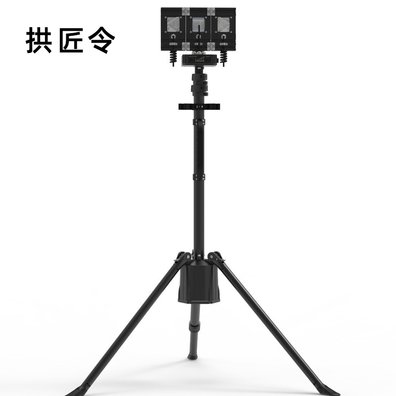 拱匠令 GJL610 全景移动工作灯 100W 22.2V IP66 LED 电池供电(计价单位:台)黑色