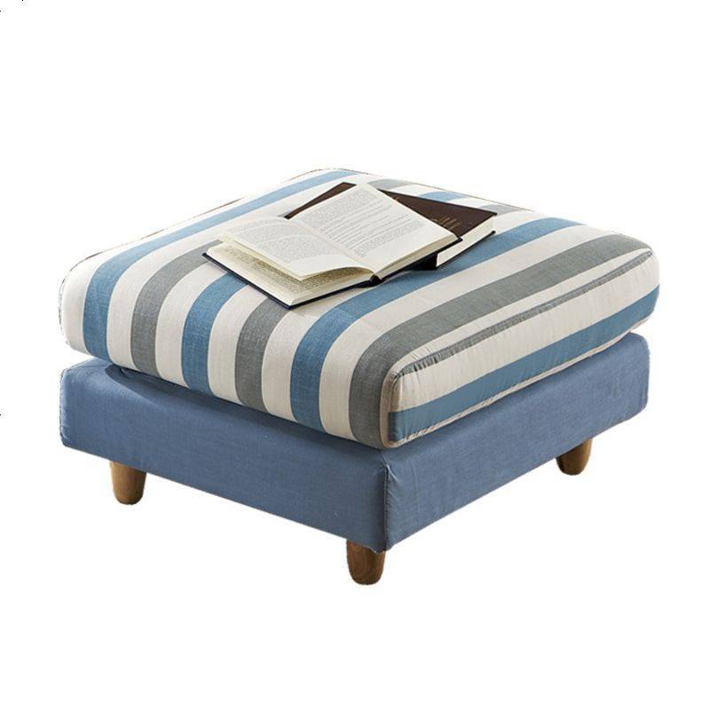 地中海风格布艺沙发客厅整装小户型双三人组合北欧田园可拆洗家具