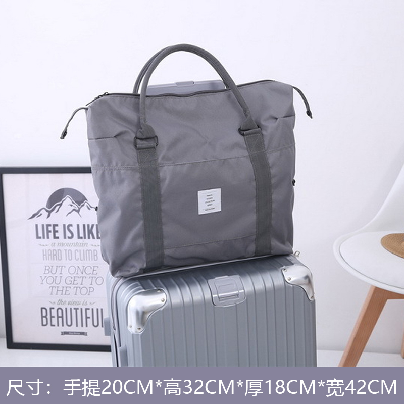 家柏饰(CORATED)旅行洗漱包女手提收纳袋出差大容量防水折叠化妆包健身行李包高清大图