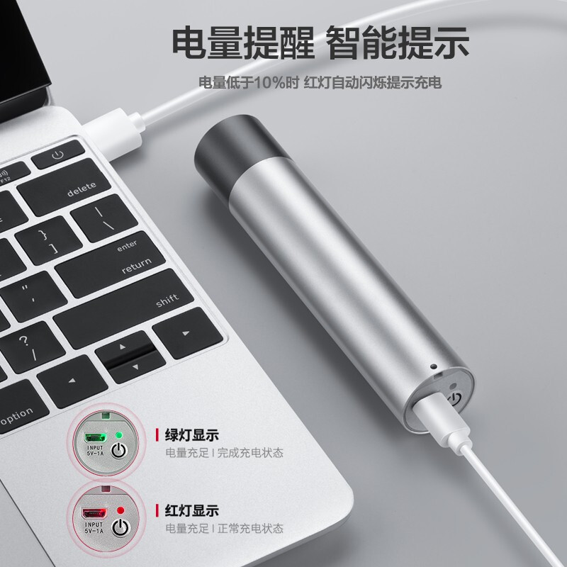 神火X20-S强光手电筒超长续航小型迷你超亮远射充电式户外灯黑色