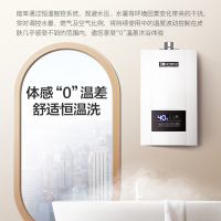 能率(NORITZ)13升燃气热水器GQ-13E4AFEX+外置循环机(天然气)零冷水热水器 带水量伺服器