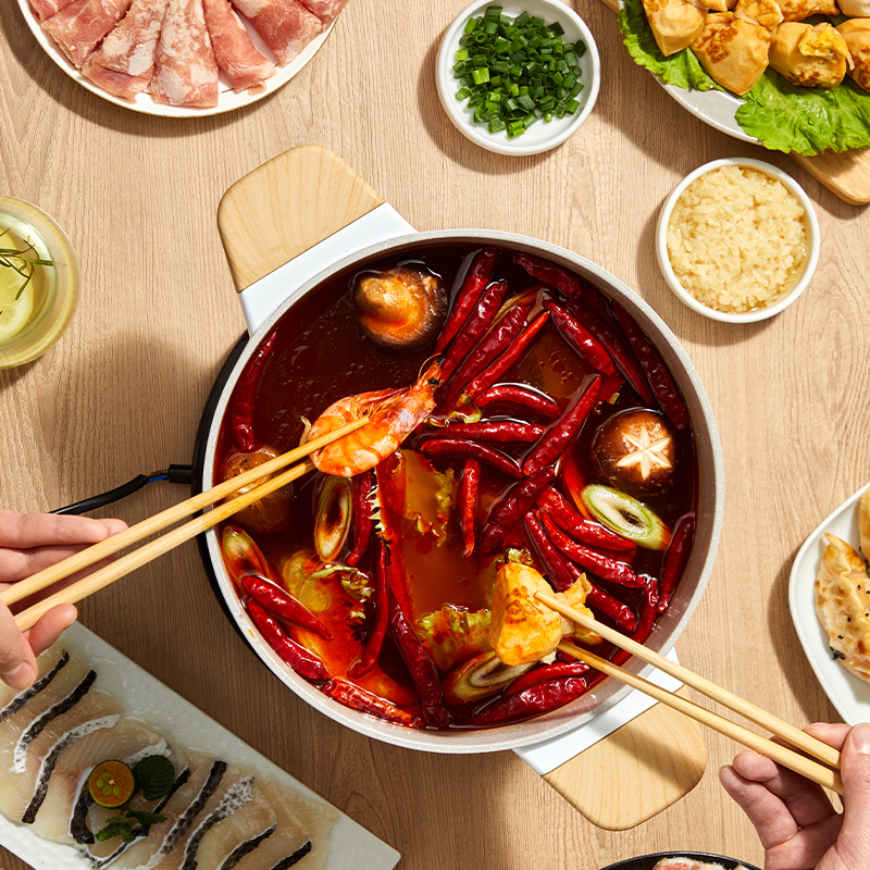 炊大皇(COOKER KING)奶糖系列不粘汤锅24cm NT24TG高清大图