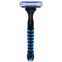 GILLETTE/吉列威锋3手动剃须刀男士锋速刮胡刀1刀架6刀头三层刀片