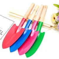 园艺工具铁铲子养花种菜挖土铁锹套装盆栽多肉种植小铲子种花工具 3把木柄铁铲