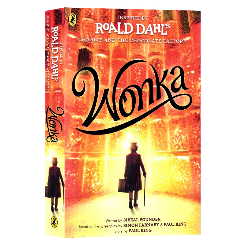 [正版]旺卡 英文原版小说 Wonka 查理和巧克力工厂前传 甜茶主演电影 电影封面版 罗尔德达尔经典故事人物 关于高清大图
