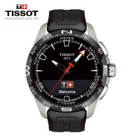 天梭(TISSOT)瑞士手表 腾智无界系列钛金属太阳能智能男士石英表T121.420.47.051.00