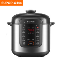 苏泊尔(SUPOR)电压力锅6L/升大容量家用一锅双胆上蒸下煮开盖收汁 智能预约多功能煲汤煮饭SY-60YC6006