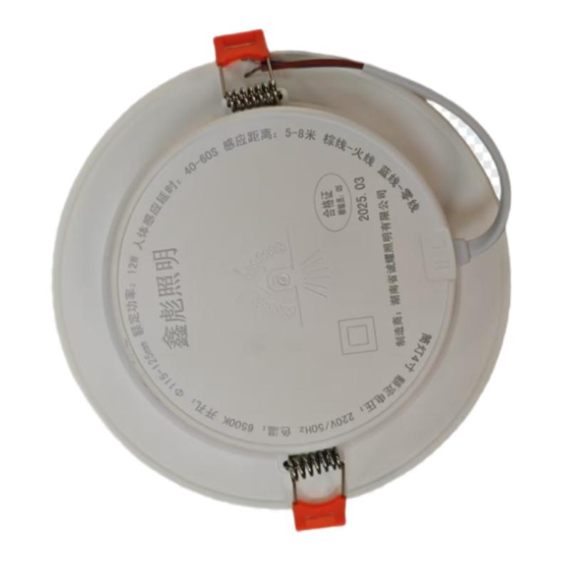 鑫彪人体感应4寸筒灯12W/个高清大图