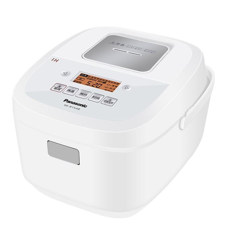 松下(Panasonic)电饭煲 SR-R15A8 迷你IH电磁加热智能预约 多功能电饭锅大容量 电饭锅备长炭内胆 4L