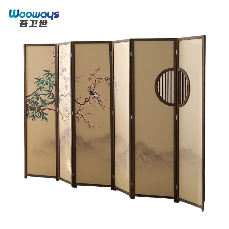 吾卫世 屏风 43*180cm扇高清大图