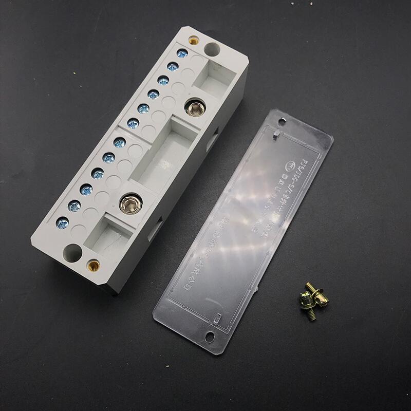 二进十二出接线端子电线分线器家用分线盒220v大功率零火线柱参数