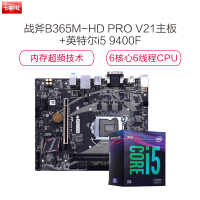 七彩虹战斧B365M-HD PRO V21主板+英特尔i5 9400F CPU处理器