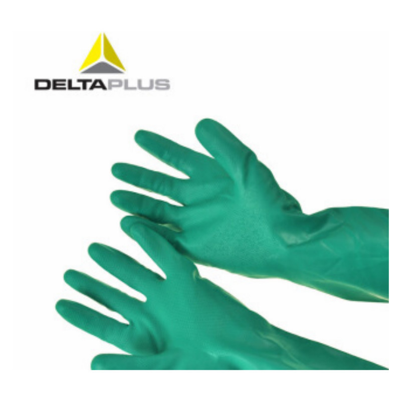 代尔塔 Delta Plus 201802-9 丁腈高性能加厚防化手套(9寸)
