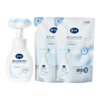 戴可思 婴儿泡泡花朵洗手液 900ml (1瓶2袋)
