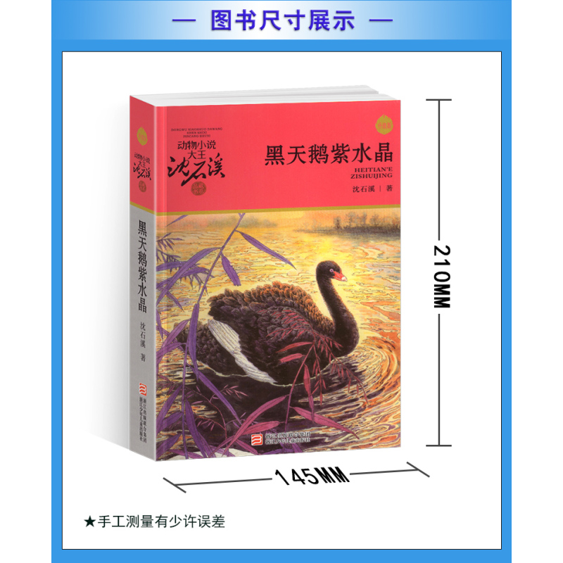 混血豺王 [正版]黑天鹅紫水晶沈石溪小学四年级五年级全集全套书浙江少年儿童出版社版完整版动物小说大王品藏书系生课外阅读经