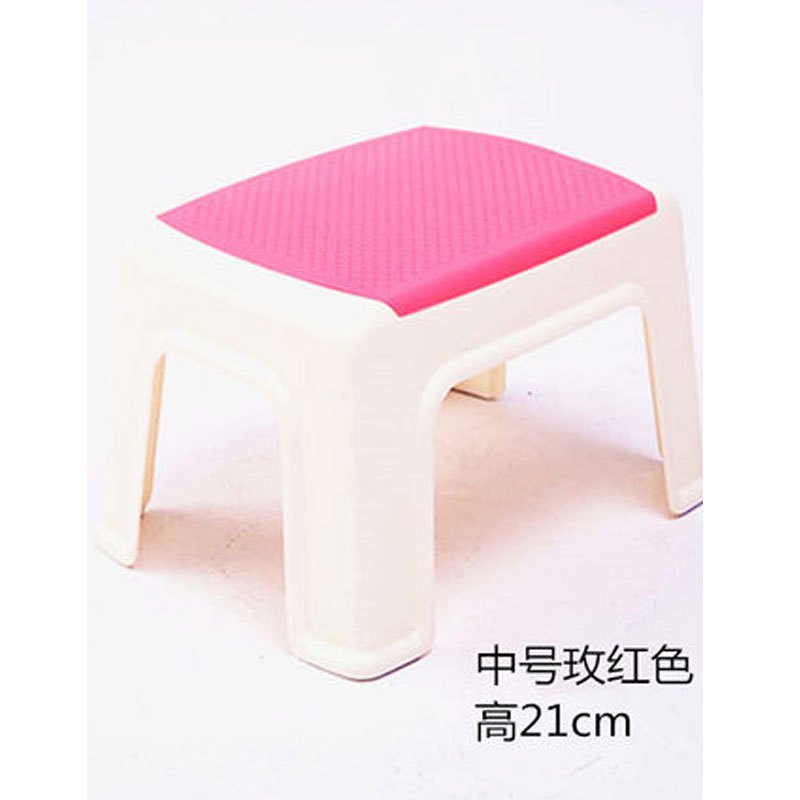 趣涉家居 塑料凳子加厚成人换鞋凳儿童矮凳浴室凳 方凳小板凳餐桌凳家用简约通用试鞋凳居家用品