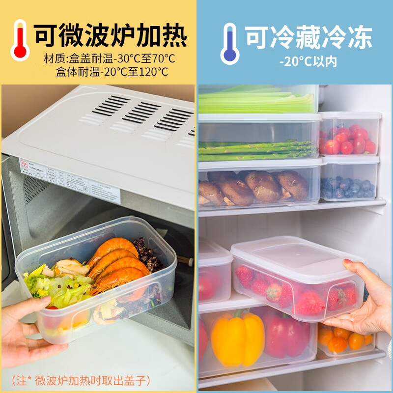 禧天龙(Citylong) 食品级冰箱保鲜盒 0.9L 三个组合装 H-4047*3高清大图