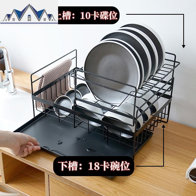 碗架沥水架厨房置物架放碗盘子架碗碟收纳沥碗架碗柜滤碗筷收纳盒 三维工匠高清大图