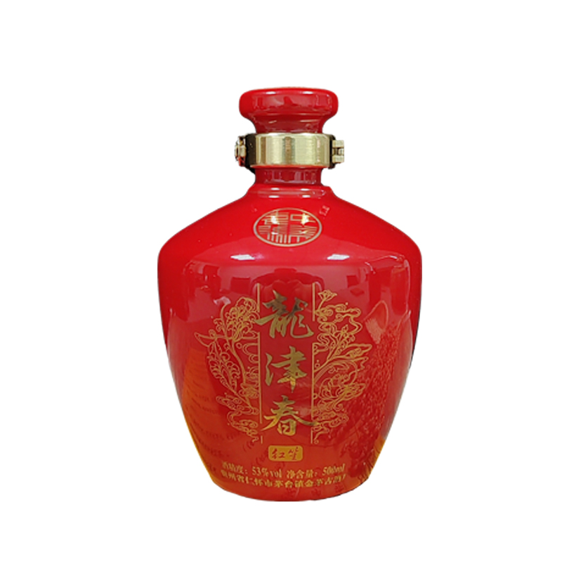 龙津春 红笙 酱香型白酒 500ml *1瓶 53度