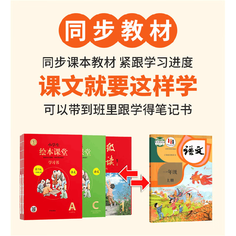 正版新书]小学生绘本课堂四年级上册 语文素材书 第7版 人教部编图片