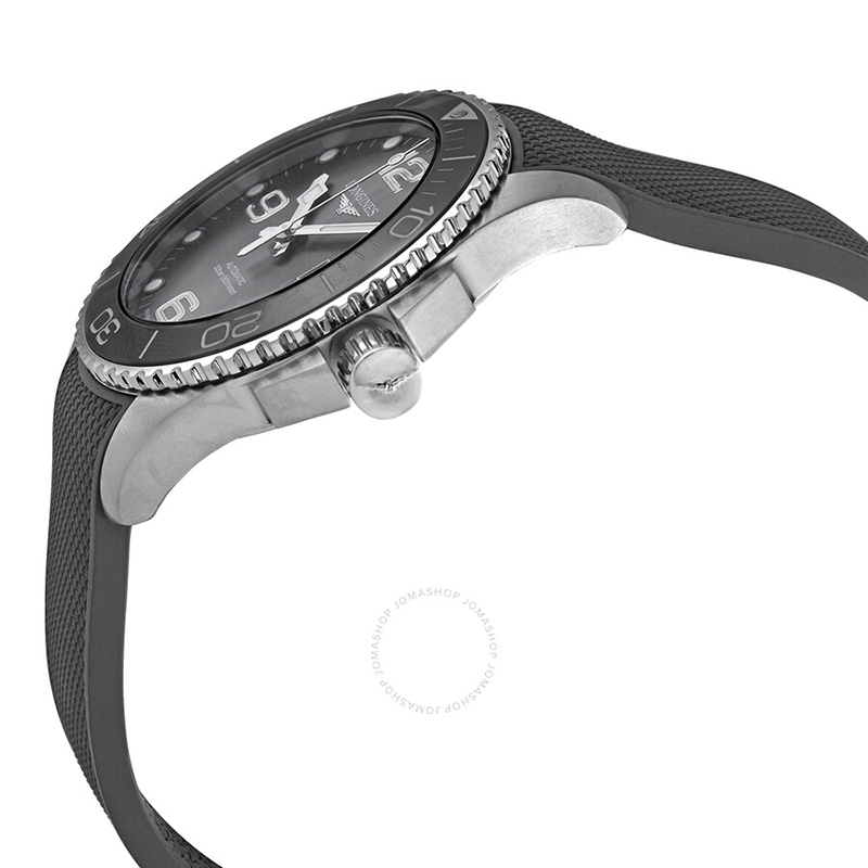 浪琴(longines) 瑞士名表 康卡斯系列潜水表 自动灰色表盘男士手表l