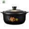 电陶炉煲仔饭砂锅炖锅家用燃气陶瓷煲汤沙锅汤锅明火瓦罐汤煲小号 FENGHOU 黄煲4000毫升[适合4-6人]