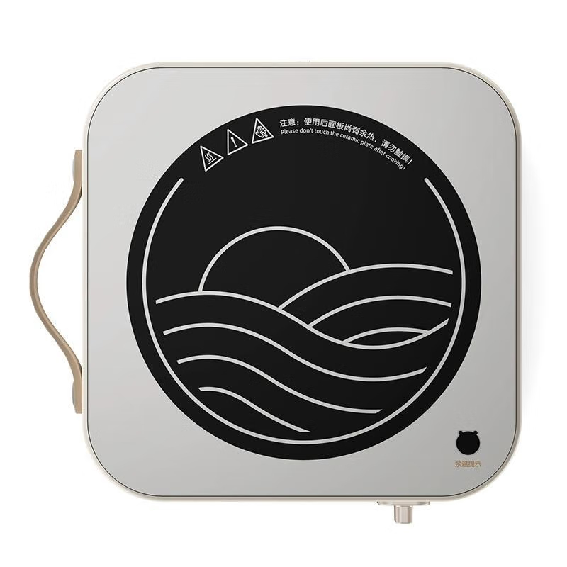 小熊(Bear) 大功率电陶炉DTL-D22R1 小型电磁灶 家用不挑锅具6档火力爆炒 围炉煮茶炉 2200W