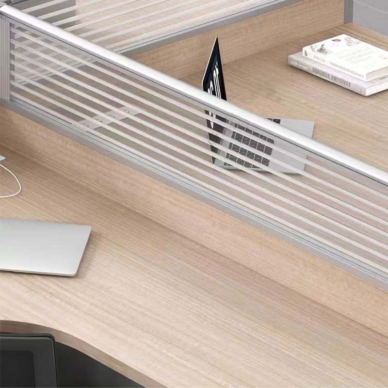 红缅 六人卡位办公桌 HM-PFBGZ04 张高清大图