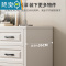 敬平欧式斗柜卧室储物柜收纳柜靠墙木质简约现代抽屉柜子大容量衣物柜