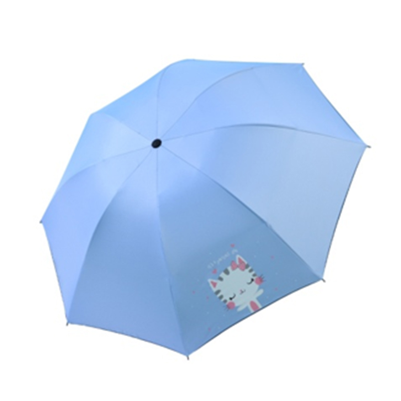 手动钢骨伞架 黑胶布 橡胶漆手柄YF-S2021013 晴雨两用伞