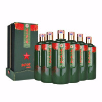 茅台 贵州茅台酒 红星闪烁 53度 500ml*6瓶 整箱 酱香型白酒