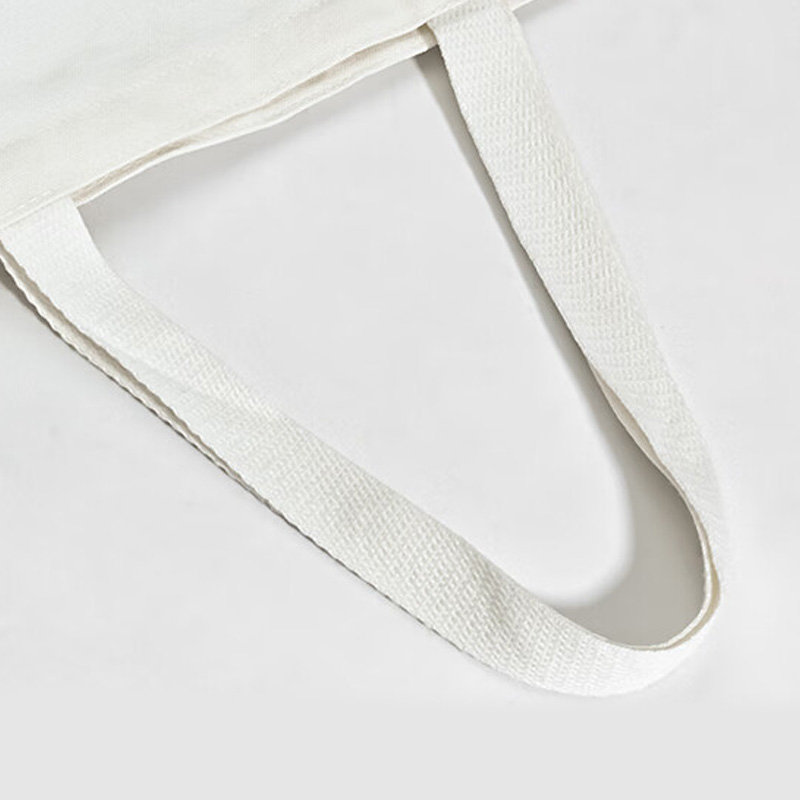 伴公式B1097 12安涤棉无侧有底款35*40*10cm (白色)帆布袋1个高清大图