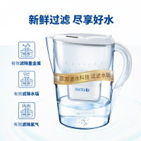 碧然德(BRITA)过滤净水器 家用滤水壶 净水壶 海洋系列3.5L白色一壶7芯装