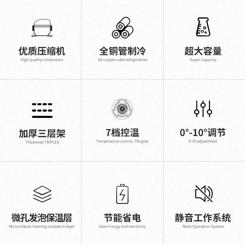 昌禾 商用展示柜冷藏 饭店凉菜点菜柜保鲜柜 卤菜熟食鸭脖柜 餐饮冷藏冰柜 烧烤点菜柜铜管 1.3米后开门冷藏(铜管)