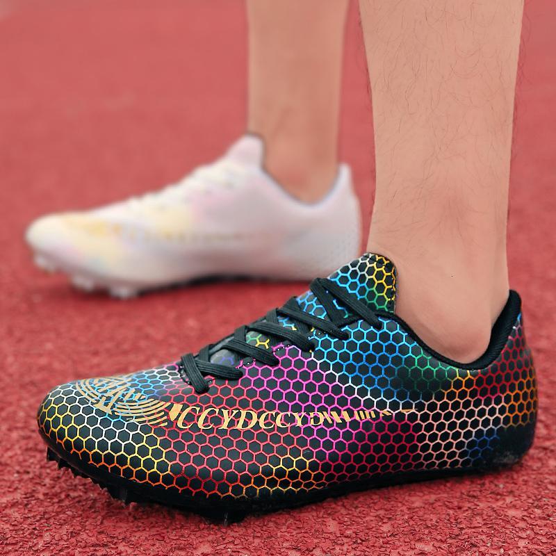 尘贺大码田径鞋钉鞋男女短跑训练比赛鞋学生中考体考三级跳专用钉子鞋