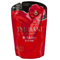 资生堂(Shiseido)旗下 TSUBAKI 丝蓓绮 滢艳润养洗发水 345ml(红色替换装)所有发质 所有人群
