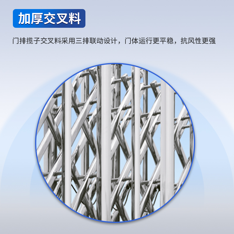 启功智能伸缩门电动伸缩门企业单位小区遥控自动伸缩门每米高清大图