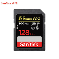 闪迪(SanDisk)128GB SD卡UHS-II至尊超速读300MB/s写260MB/s相机存储卡U3支持4K/8K