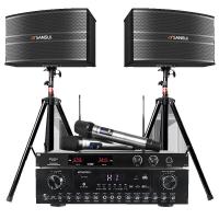 Sansui/山水SP9-08家庭KTV音响套装家庭影院家用卡包功放卡拉OK无线话筒客厅小型唱歌k歌会议室演出蓝牙音箱