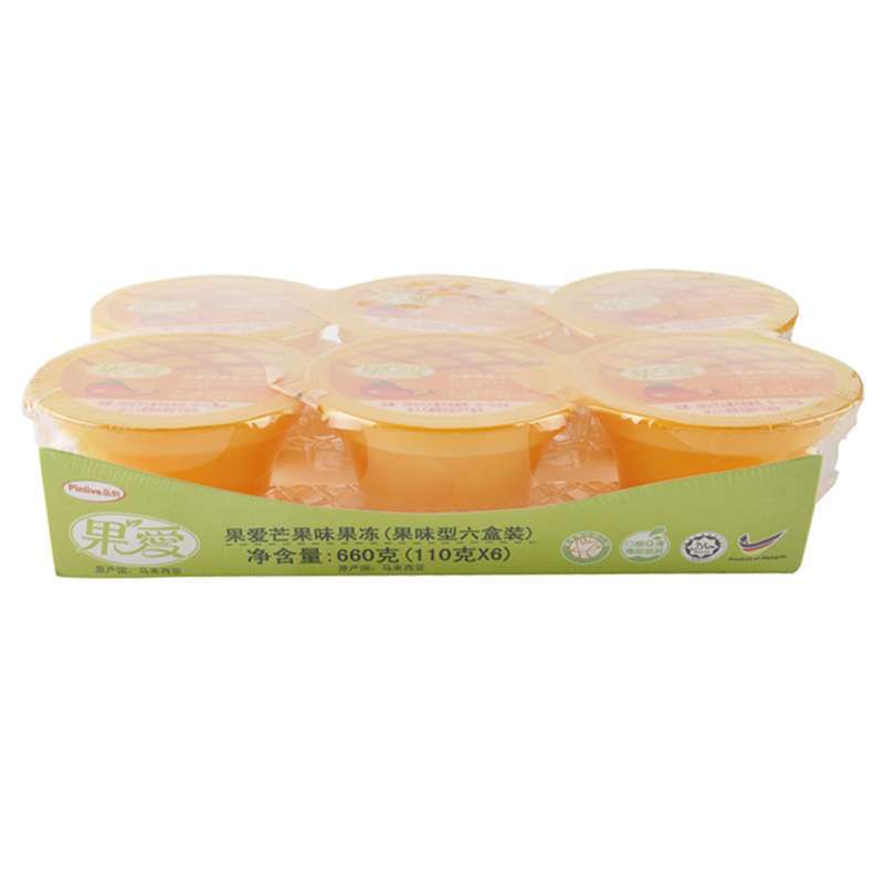 果爱芒果味果冻(果味型 六盒装)