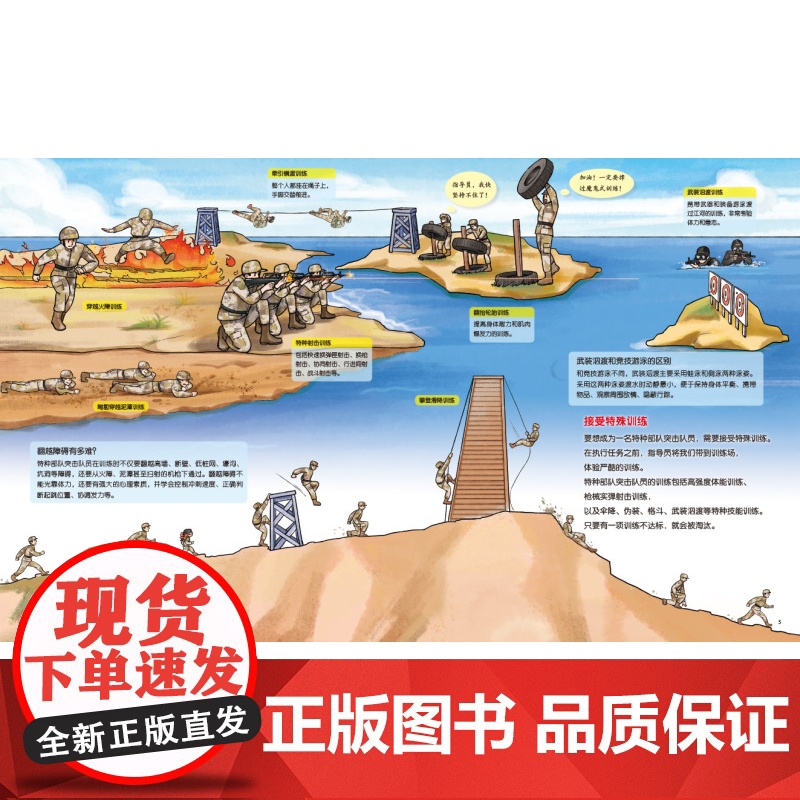 中国军事少年 突击英雄 中国军事科普绘本英雄系列 首套新时代中国军人群像科普绘本 北京科学技术高清大图
