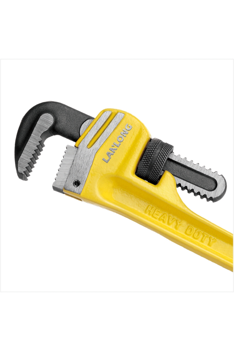 重型管子钳(沾塑柄)300mm高清大图