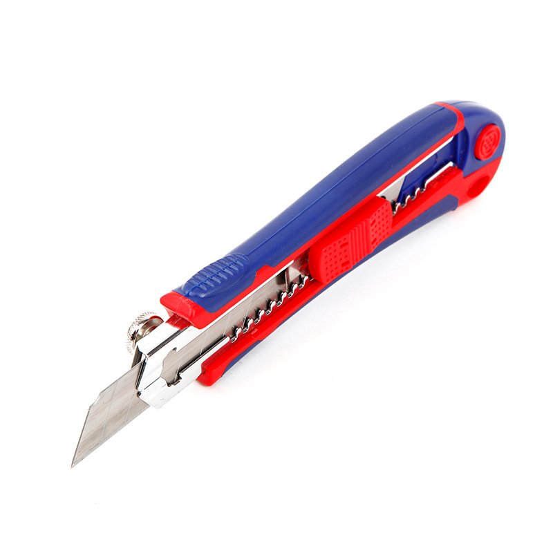 万克宝 18MM双色包塑文具刀 WP212011 个高清大图